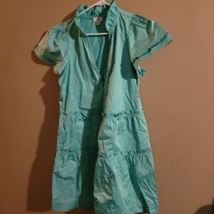 Crown & Ivy Turquoise Short Sleeve Dress S